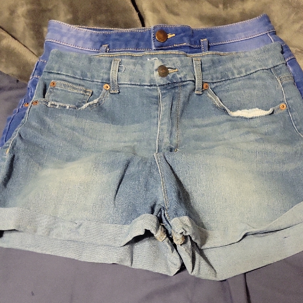 No Boundaries Light Blue Jean Shorts